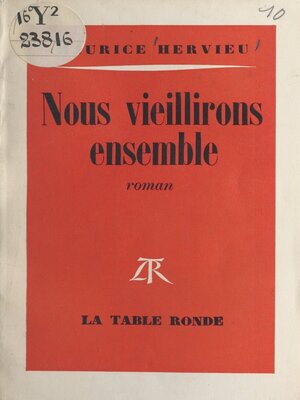 cover image of Nous vieillirons ensemble